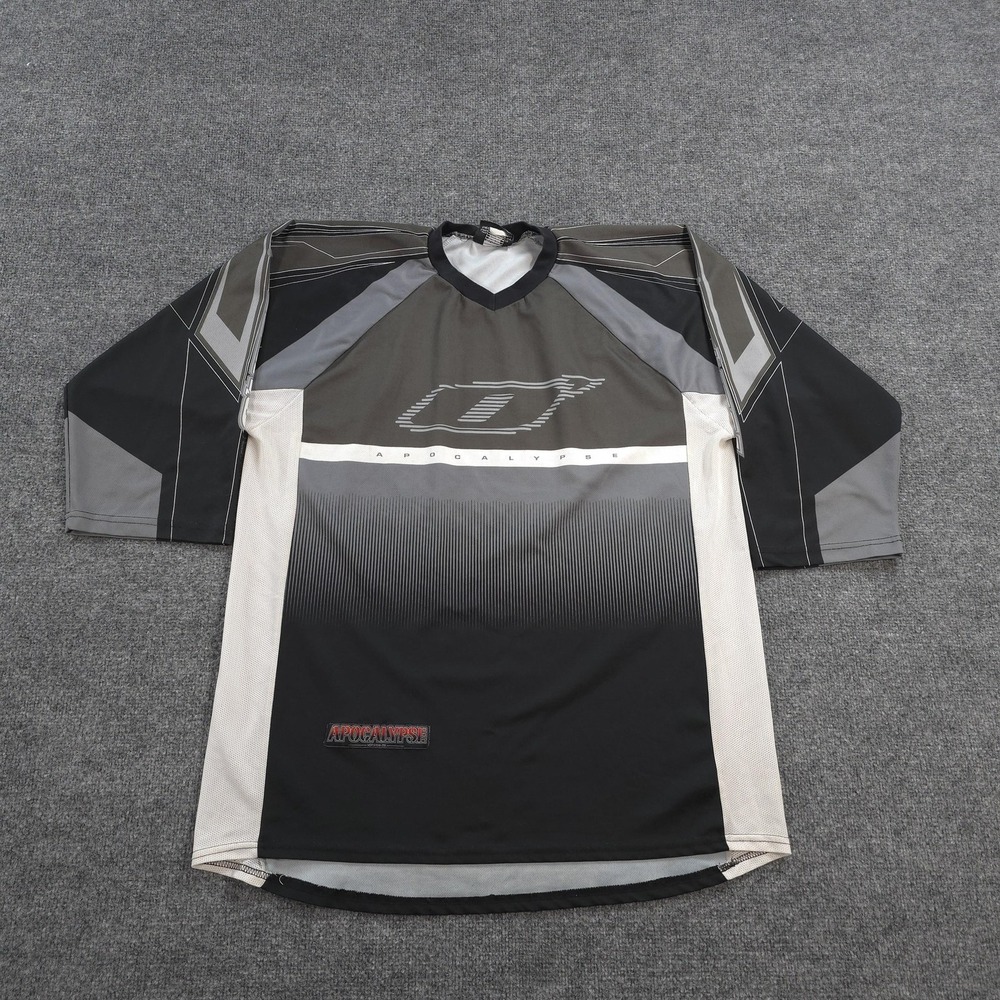Vintage O'Neal Racing Jersey Mens XL Black Apocalypse Version 05 Motocross BMX